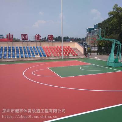 深圳网球场施工建设_网球场施工,硅PU场地建设工程